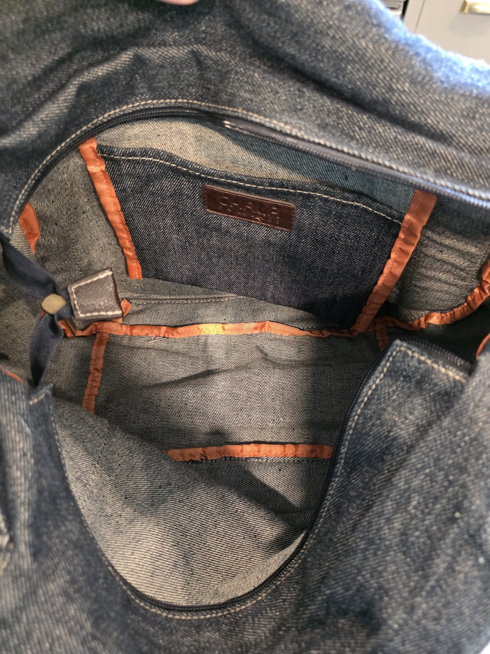 Chala Toffy Dog Denim Tote, Handbag - Picture 7 of 7